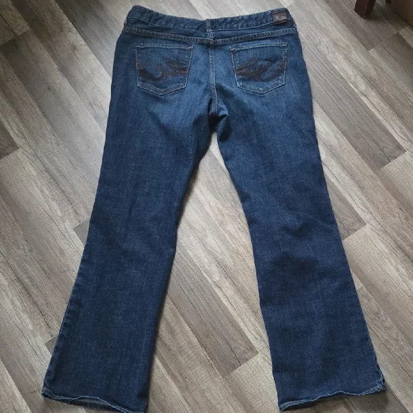 Express Dark Blue Stella Boot Cut Jeans - Picture 5 of 8